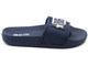 Sportowe klapki dziecięce z gumy - BIG STAR DD374152, granatowe