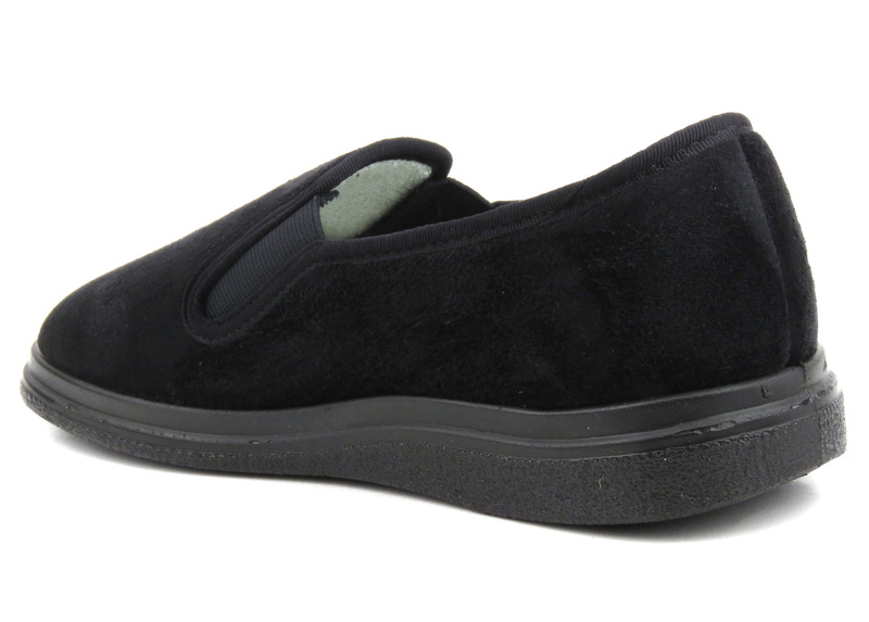 Kapcie, buty męskie profilaktyczne, ortopedyczne- Befado dr Orto 991M002, czarne