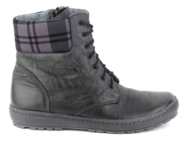 Botki damskie HELIOS 609, grafit