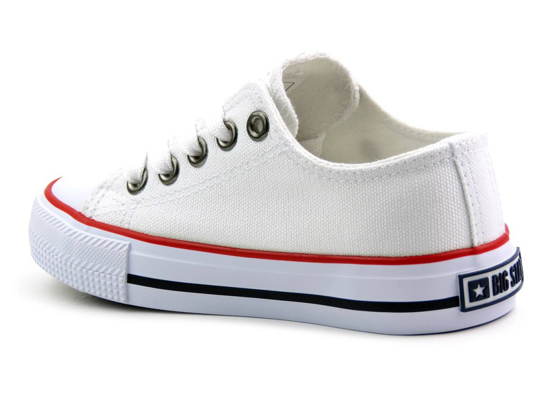 Trampki, buty sportowe dziecięce BIG STAR FF374200 101, białe
