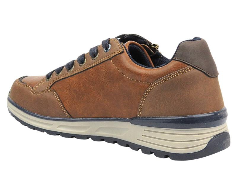Sneakersy, Półbuty Męskie Casual - Mc Braun 24MN06-7391, brązowe