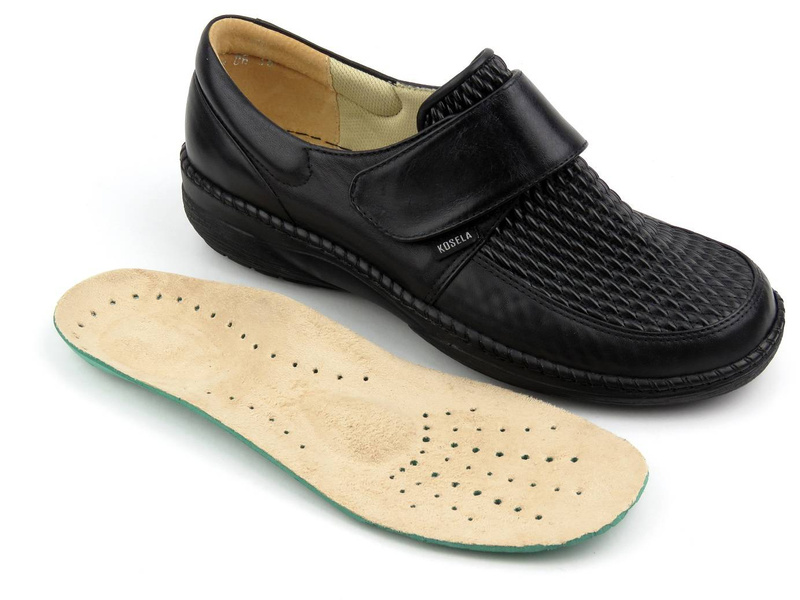 Półbuty profilaktyczno-zdrowotne damskie AXEL Kosela Medic 9206, czarne