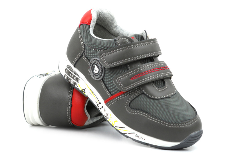 Buty dziecięce sportowe AMERICAN CLUB XD 34/22, szare