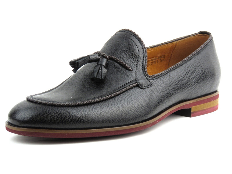 Loafersy męskie z chwostami Conhpol 5607