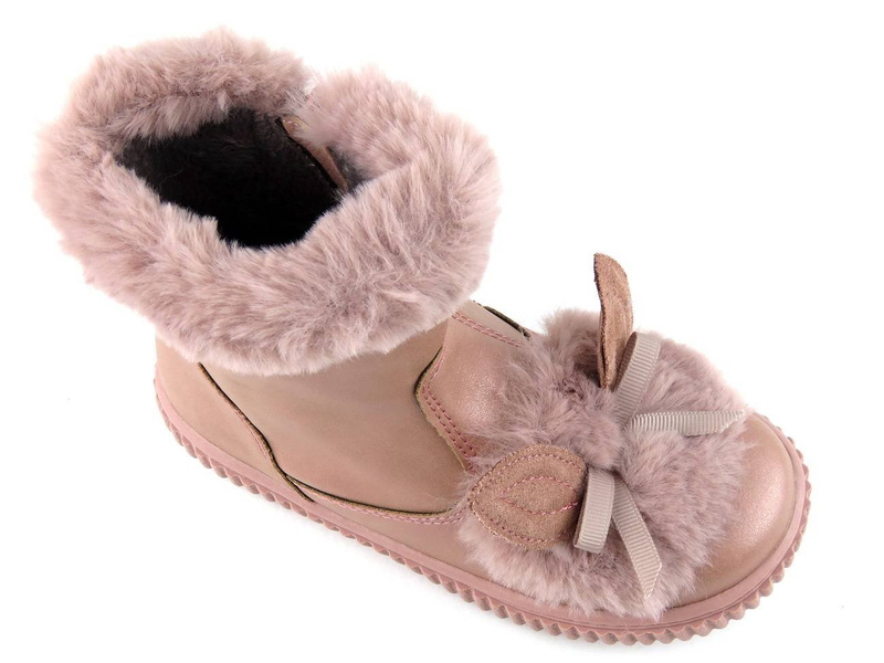 Kozaki dziecięce z króliczkiem - AMERICAN CLUB GC 27/20, różowe