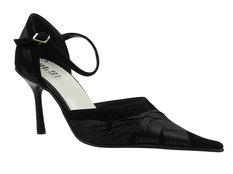 Eleganckie czółenka na szpilce ALSKI  227 czarne na szpilce