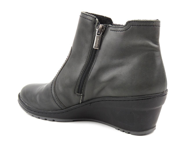 Botki damskie HELIOS Komfort 607, szare