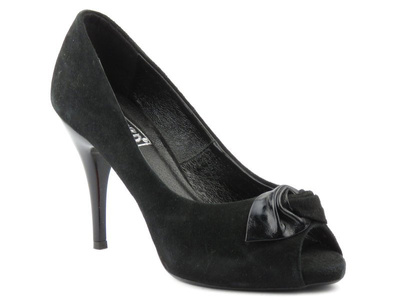 Szpilki bez noska - Gerard 855, czarne