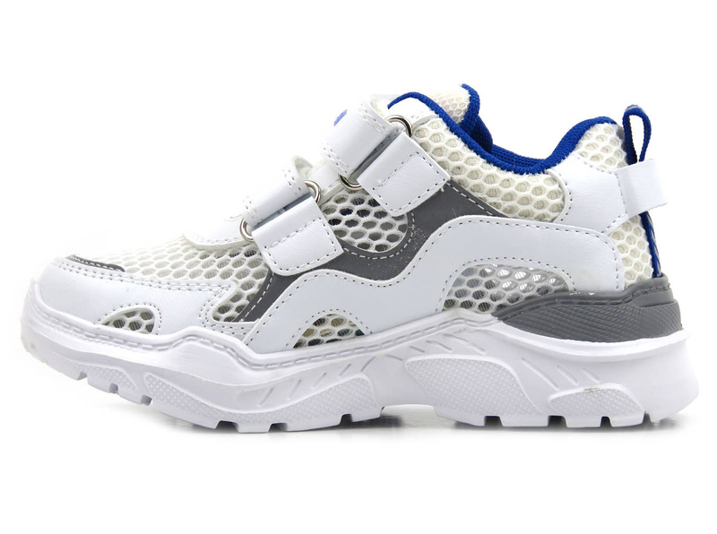 Przewiewne sneakersy dziecięce, buty sportowe - WEESTEP R888650705, białe