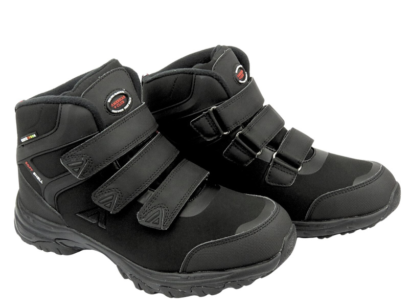 Śniegowce, trapery męskie - AMERICAN CLUB Softshell WT 160/23, czarne