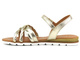Sandały damskie płaskie - MARCO TOZZI 28129, złote