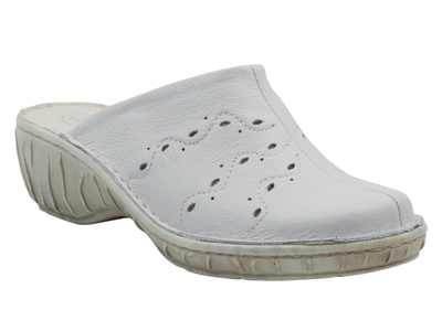 Klapki damskie Helios 693, białe 2