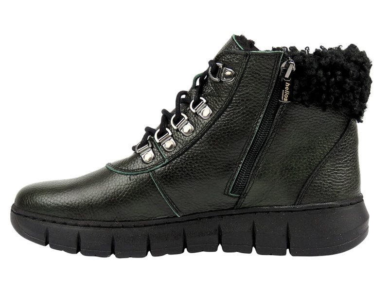 Wygodne botki damskie Helios Komfort 782, zielone