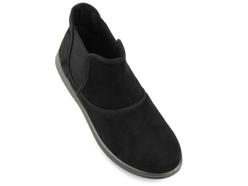 Kapcie, półbuty damskie Befado dr Orto 156D007, czarne