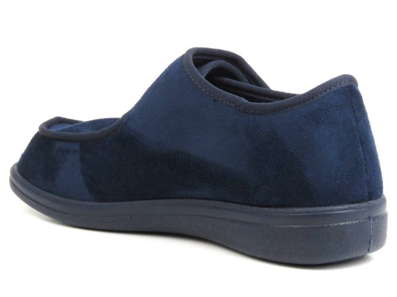 Kapcie profilaktyczne, buty ortopedyczne męskie Befado dr Orto 076M002, granatowe