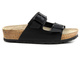 Klapki damskie na grubej podeszwie - INBLU NM-28, czarne