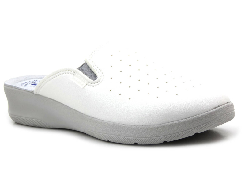 Klapki damskie sanitarne - Inblu 50-34, białe