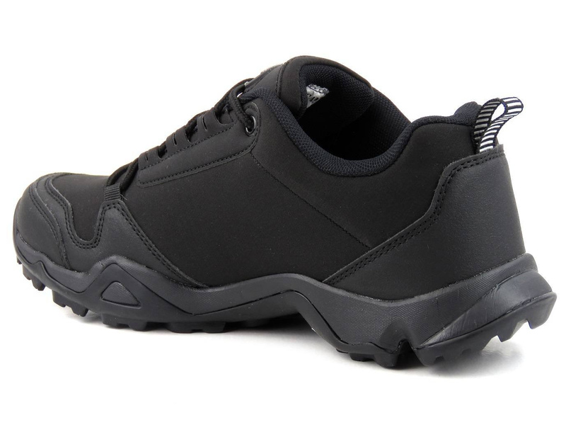 Trekkingi męskie z tkaniną Soft Shell - AMERICAN CLUB WT09/21(22), czarne