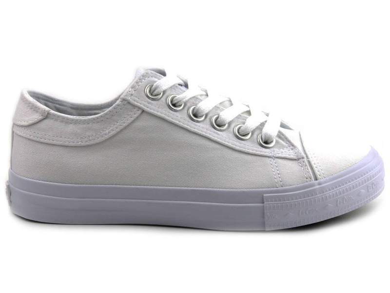 Jednolite, białe trampki damskie Lee Cooper 21-31-0145L