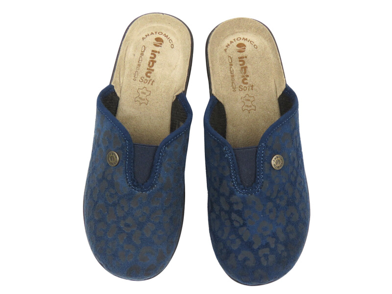 Wygodne kapcie damskie INBLU LV-16, granatowy