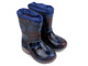 Wysokie kalosze dziecięce w pojazdy - WOJTYŁKO 2204, granatowe