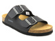 Wygodne, skórzane klapki męskie klasyczne - Brinkmann 600275-1, czarne