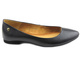 Skórzane baleriny z migdałowym noskiem Maciejka 04100-01, czarne