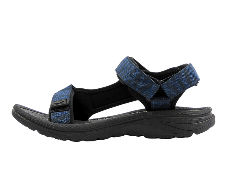 Sportowe sandały męskie na rzepy - Lee Cooper LCW-24-34-2642M, niebieskie