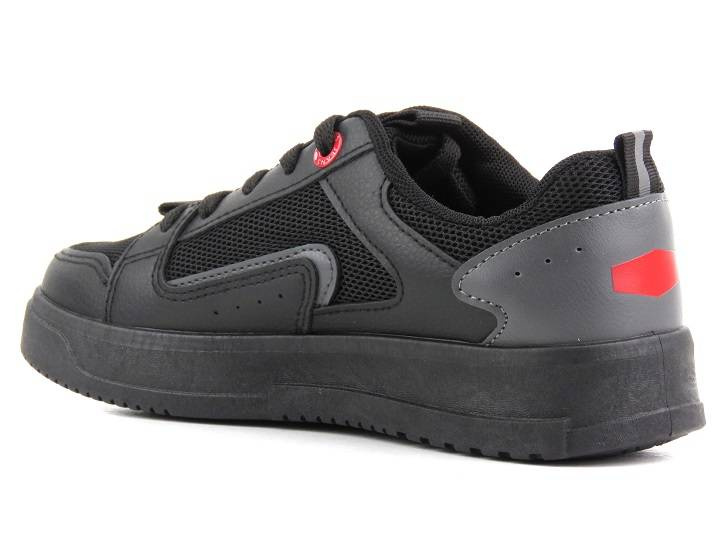 Sneakersy, buty sportowe damskie - CROSS JEANS LL2R4012C, czarne