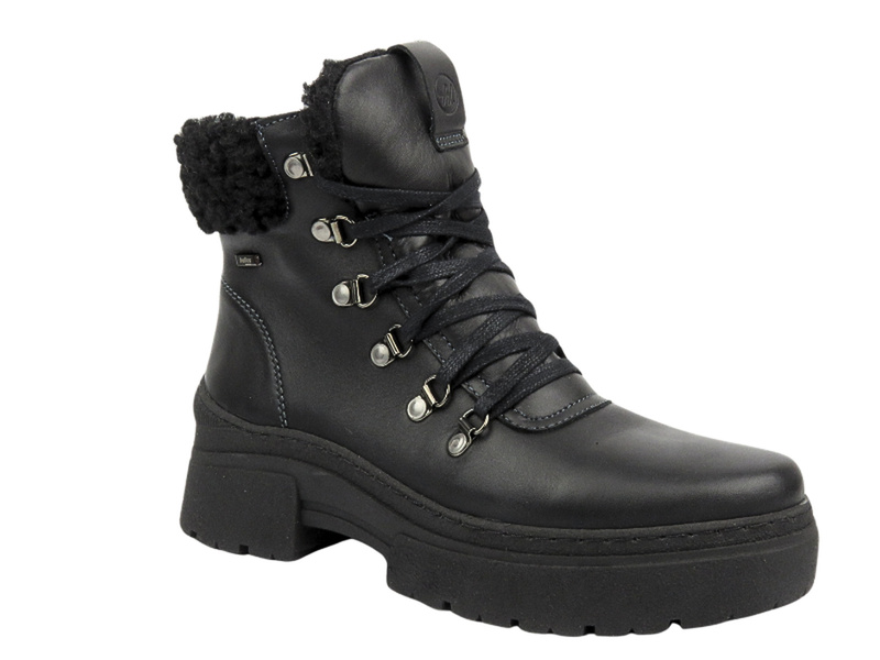 Wygodne trapery damskie Helios Komfort 583, czarne