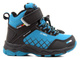 Śniegowce, buty zimowe dziecięce SoftShell - AMERICAN CLUB HL 36/21, czarno-niebieskie