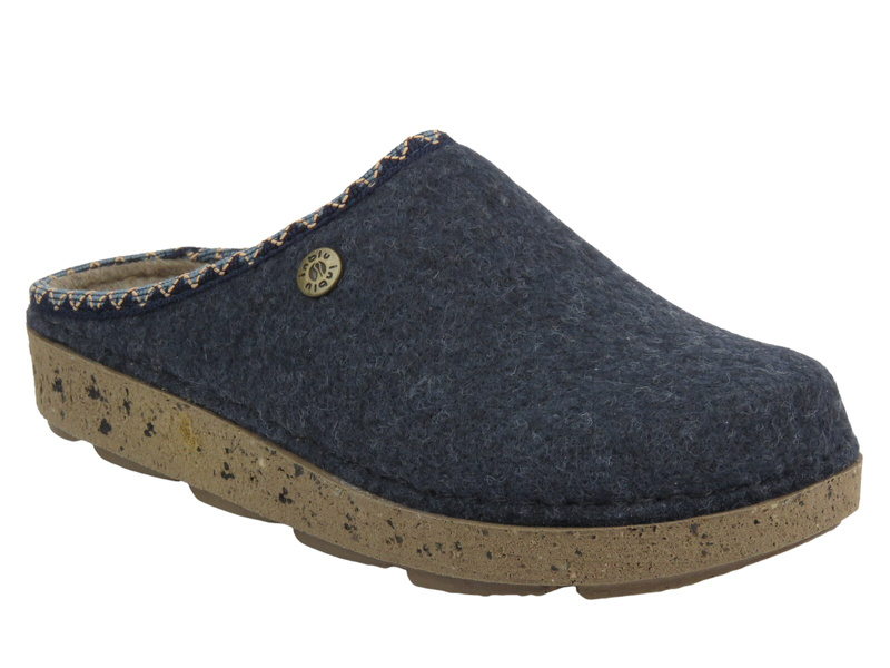 Kapcie damskie - INBLU ED-18, szaro-niebieskie
