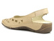 Skórzane sandały damskie z wycięciami - HELIOS Komfort 4027, jasny beż 2
