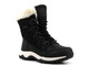 Wysokie śniegowce damskie z membraną - VEMONT 7Z6028C, czarne