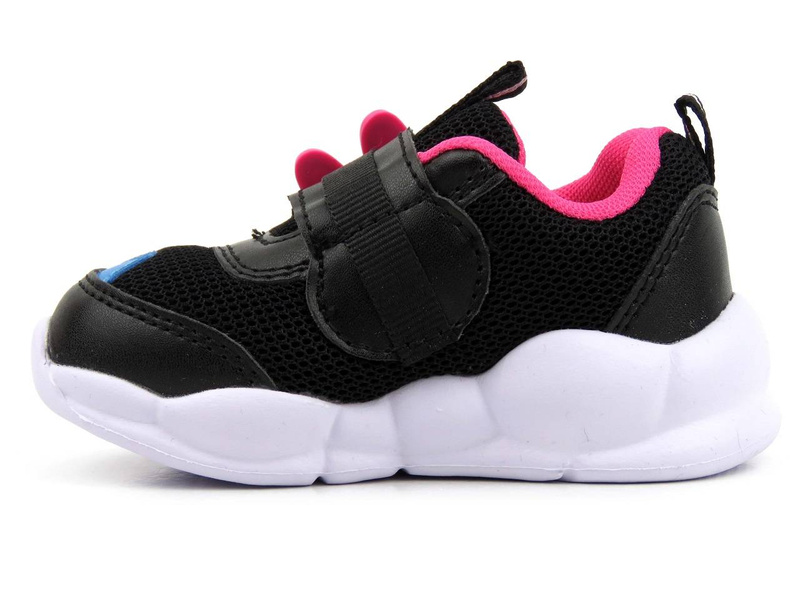 Buty sportowe dziecięce z króliczkiem - BEFADO 516P092, czarne