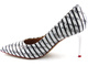 Czółenka, szpilki w stylu glamour - Badura 2580-69