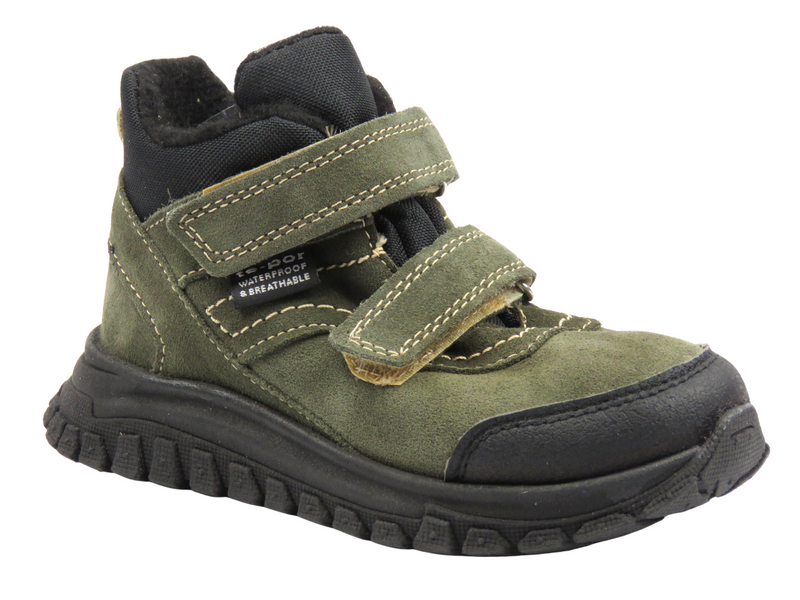 Barefoot półbuty minimalistyczne trzewiki dziecięce zielone Jamet 2226