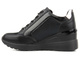 Czarne buty damskie sportowe na koturnie - INBLU IN000243