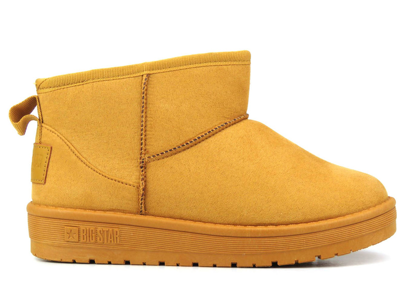 Buty emu, śniegowce damskie za kostkę - BIG STAR KK274289 802, camel