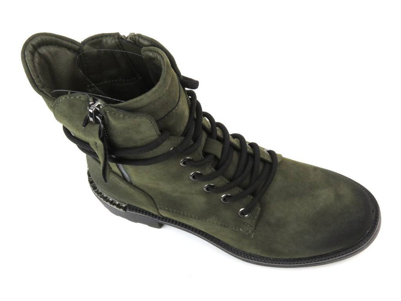 Ocieplane botki damskie EVENTO 21BT35-4226 zielone