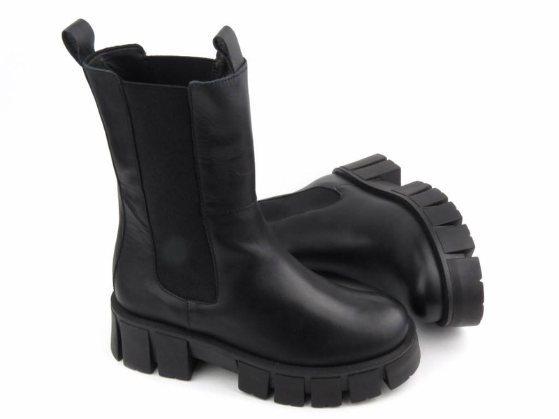 Sztyblety, workery damskie - VENEZIA 9335191, czarne