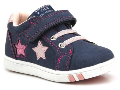 Obuwie dziecięce dla dziewczynki - American Club XD 41/22, granatowe