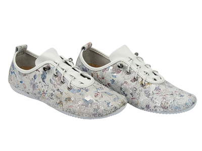 Półbuty damskie białe Venezia R161NUMUOSP047