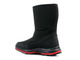 Śniegowce damskie na rzep - DK TECH Aqua Soft Shell 2182, czarno-czerwone