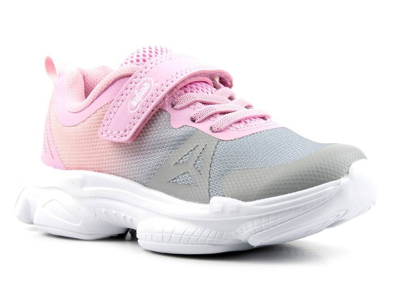 Buty sportowe dziecięce, adidasy Befado 516Y055, różowo-szare