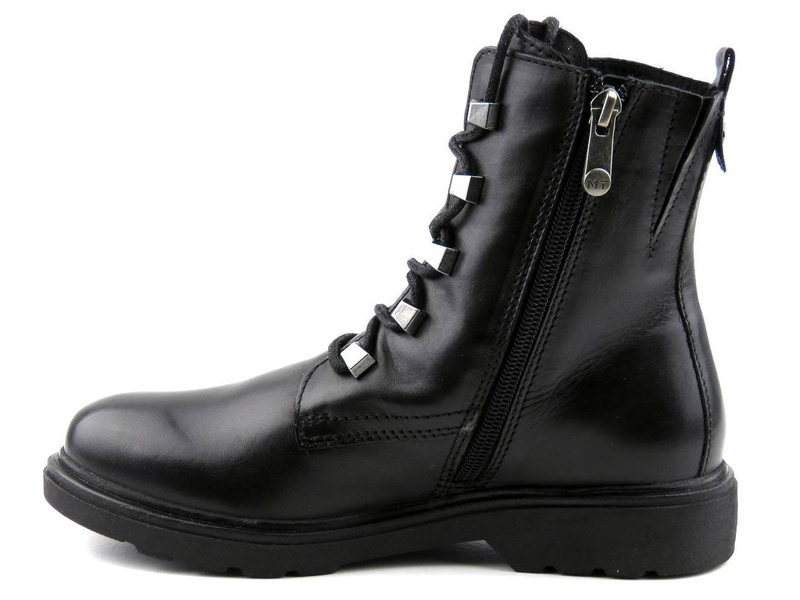 Skórzane botki damskie Marco Tozzi 25276, czarne