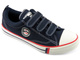 Trampki męskie, buty sportowe AMERICAN CLUB LH-203, granatowe