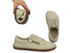 Buty damskie barefoot półbuty minimalistyczne damskie ecru Helios Komfort 436