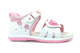 Sandały dziecięce dla dziewczynki - American Club DR 30/22, białe