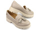 Beżowe półbuty, loafersy damskie Maciejka 05497